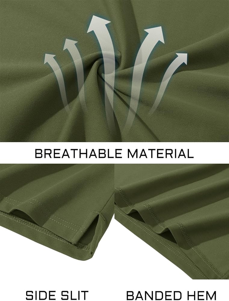 Wrinkle Free Polo T-Shirt