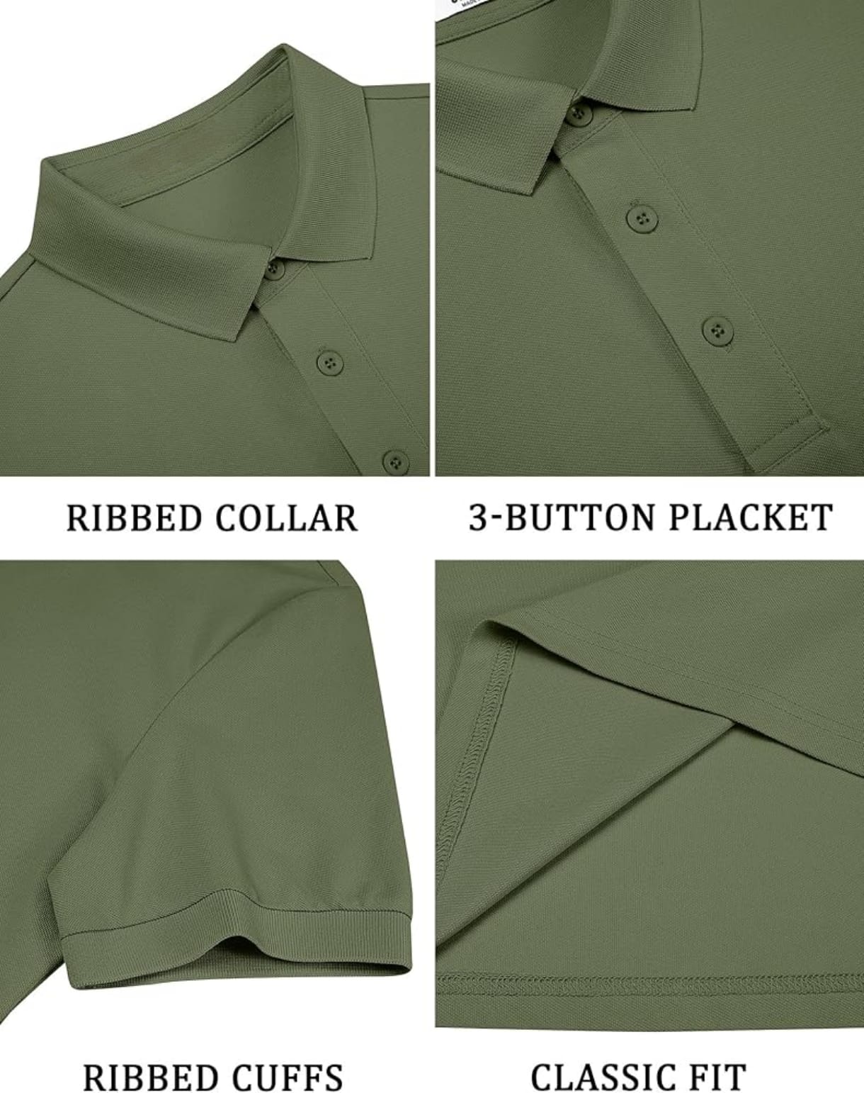 Wrinkle Free Polo T-Shirt