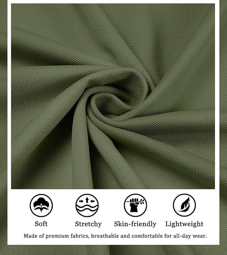 Wrinkle Free Polo T-Shirt