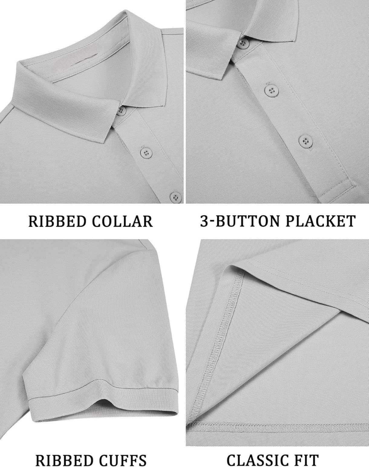 Polo wrinkle Free Tishrts