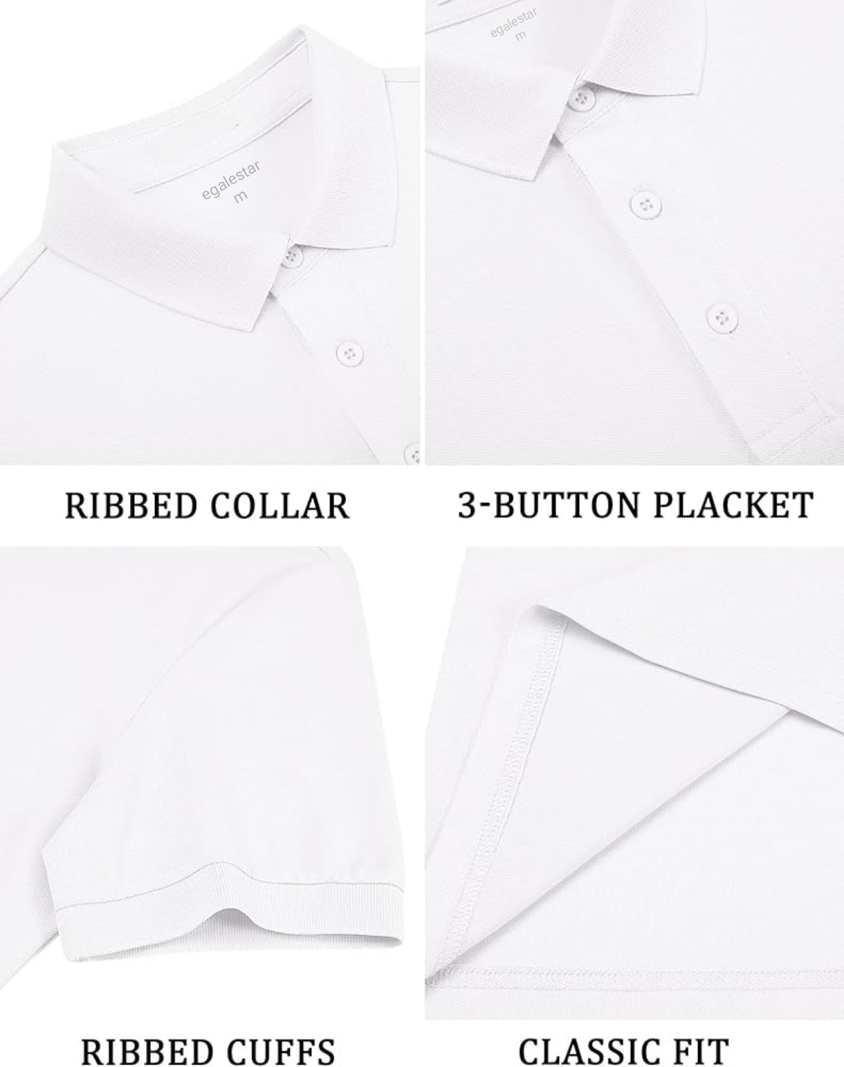 POLO WRINKLE FREE T-SHIRT WHITE COLOUR