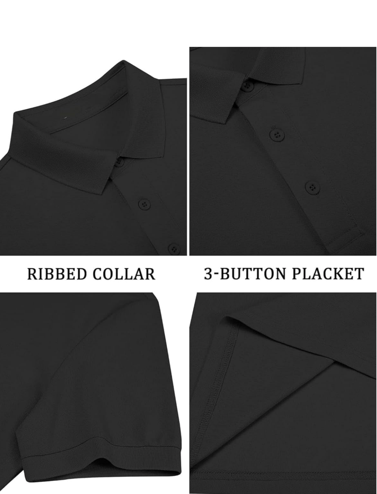 Men's Polo BLACK Tishrt
